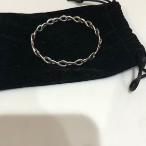 Tiffany and co. Silver infinity bangle bracelet